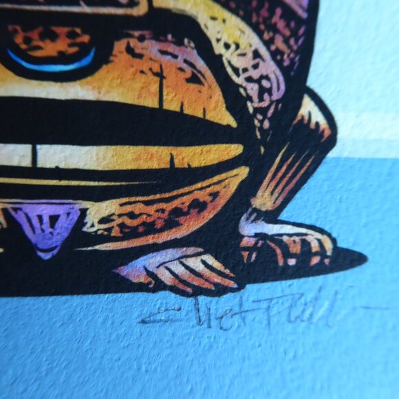 POLYNESIAN TIKI GOD MUG FRAMED ARTWORK PRINT BY CHET PHILLIPS (SIGNED) - Picture 3 of 9